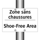 Zone sans chaussures - Shoe-Free Area