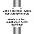 Zone d'entrepôt : Accès non autorisé  /.../ - Warehouse Area: Unauthorized Access  /.../