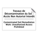 Travaux de Décontamination du  /.../ - Contaminated Soil Remediation  /.../