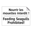 Nourrir les mouettes interdit  /.../ - Feeding Seagulls Prohibited!