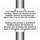 Il est interdit de nourrir les  /.../ - Feeding wild animals is prohibited!  /.../