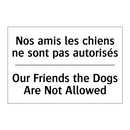 Nos amis les chiens ne sont pas  /.../ - Our Friends the Dogs Are Not Allowed /.../