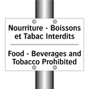 Nourriture - Boissons et Tabac  /.../ - Food - Beverages and Tobacco Prohibited /.../