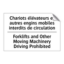 Chariots élévateurs et autres  /.../ - Forklifts and Other Moving Machinery  /.../