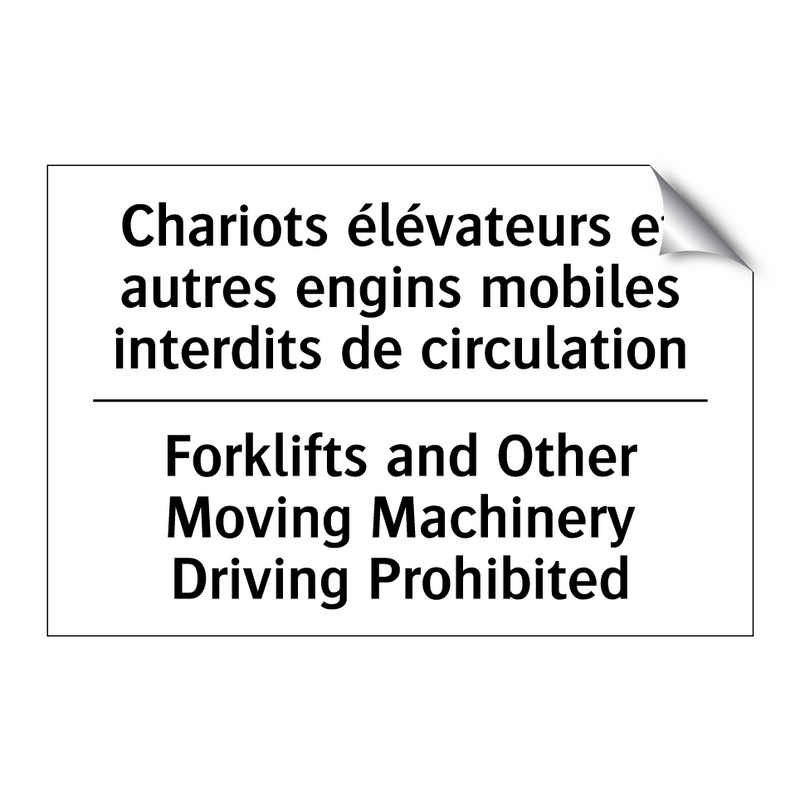 Chariots élévateurs et autres  /.../ - Forklifts and Other Moving Machinery  /.../