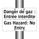 Danger de gaz : Entrée interdite /.../ - Gas Hazard: No Entry