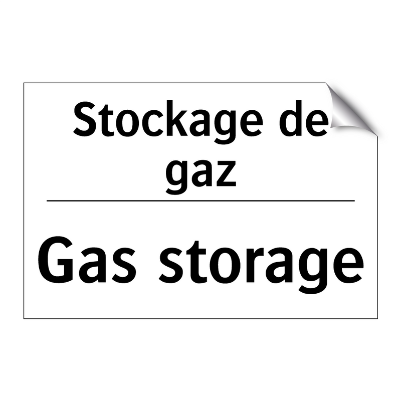 Stockage de gaz - Gas storage