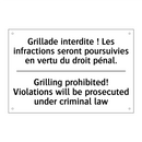 Grillade interdite ! Les infractions  /.../ - Grilling prohibited! Violations  /.../