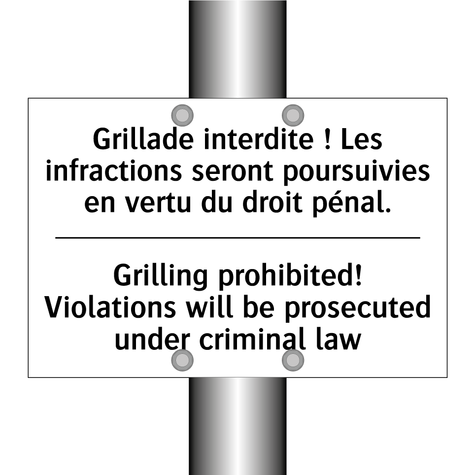 Grillade interdite ! Les infractions  /.../ - Grilling prohibited! Violations  /.../