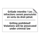 Grillade interdite ! Les infractions  /.../ - Grilling prohibited! Violations  /.../