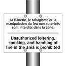 La flânerie, le tabagisme et la  /.../ - Unauthorized loitering, smoking,  /.../