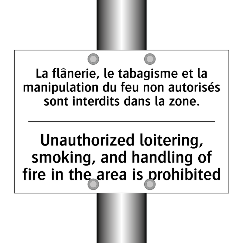 La flânerie, le tabagisme et la  /.../ - Unauthorized loitering, smoking,  /.../