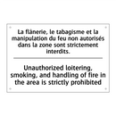 La flânerie, le tabagisme et la  /.../ - Unauthorized loitering, smoking,  /.../