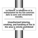 La flânerie, le tabagisme et la  /.../ - Unauthorized loitering, smoking,  /.../
