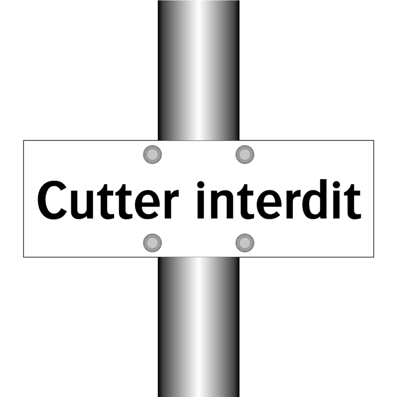Cutter interdit