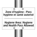 Zone d'hygiène : Pass hygiène  /.../ - Hygiene Area: Hygiene and Health  /.../