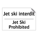 Jet ski interdit - Jet Ski Prohibited