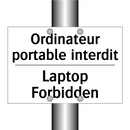 Ordinateur portable interdit - Laptop Forbidden