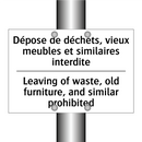 Dépose de déchets, vieux meubles  /.../ - Leaving of waste, old furniture,  /.../