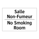 Salle Non-Fumeur - No Smoking Room