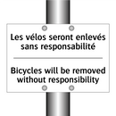 Les vélos seront enlevés sans  /.../ - Bicycles will be removed without  /.../