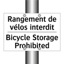 Rangement de vélos interdit - Bicycle Storage Prohibited