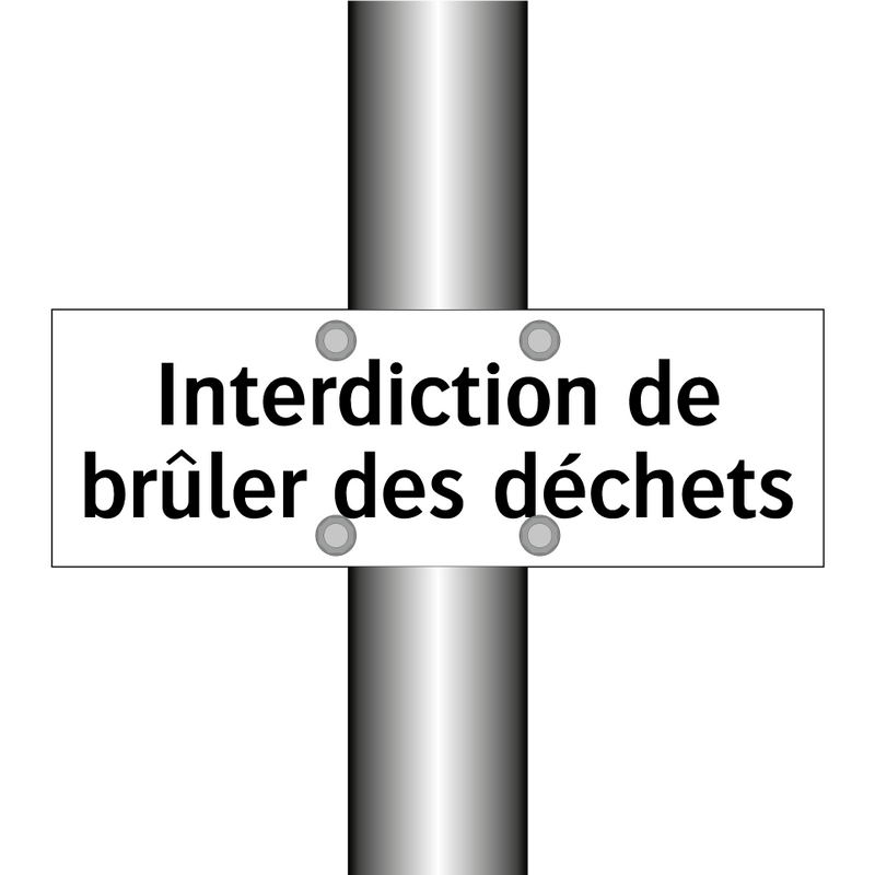 Interdiction de brûler des déchets