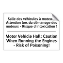 Salle des véhicules à moteur :  /.../ - Motor Vehicle Hall: Caution When  /.../