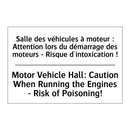 Salle des véhicules à moteur :  /.../ - Motor Vehicle Hall: Caution When  /.../