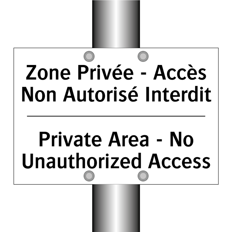 Zone Privée - Accès Non Autorisé  /.../ - Private Area - No Unauthorized  /.../