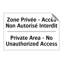 Zone Privée - Accès Non Autorisé  /.../ - Private Area - No Unauthorized  /.../