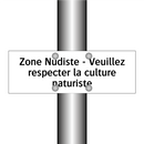 Zone Nudiste - Veuillez respecter la culture naturiste