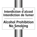 Interdiction d'alcool Interdiction  /.../ - Alcohol Prohibition No Smoking