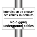 Interdiction de creuser des câbles  /.../ - No digging underground cables