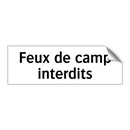 Feux de camp interdits