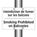 Interdiction de fumer sur les  /.../ - Smoking Prohibited on Balconies /.../