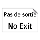 Pas de sortie - No Exit