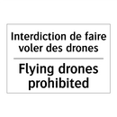 Interdiction de faire voler des  /.../ - Flying drones prohibited