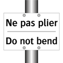 Ne pas plier - Do not bend