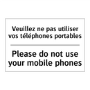 Veuillez ne pas utiliser vos téléphones  /.../ - Please do not use your mobile  /.../