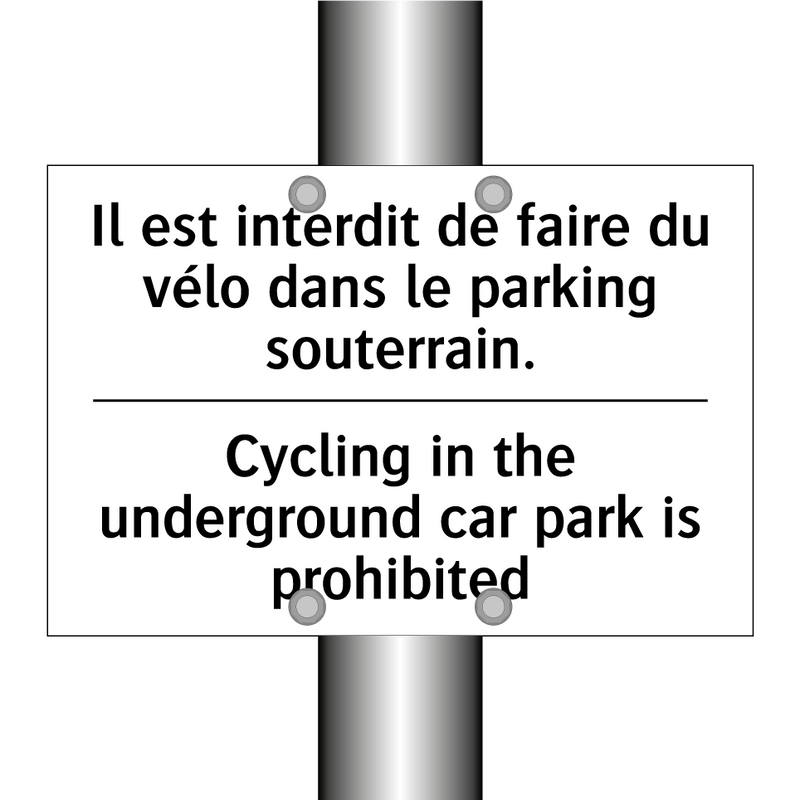 Il est interdit de faire du vélo  /.../ - Cycling in the underground car  /.../