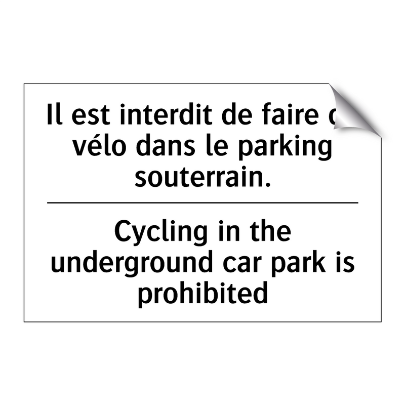 Il est interdit de faire du vélo  /.../ - Cycling in the underground car  /.../