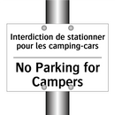 Interdiction de stationner pour  /.../ - No Parking for Campers