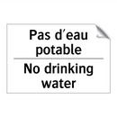 Pas d'eau potable - No drinking water