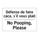 Défense de faire caca, s'il vous  /.../ - No Pooping, Please
