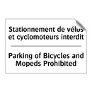 Stationnement de vélos et cyclomoteurs  /.../ - Parking of Bicycles and Mopeds  /.../