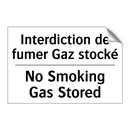 Interdiction de fumer Gaz stocké /.../ - No Smoking Gas Stored