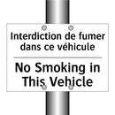 Interdiction de fumer dans ce  /.../ - No Smoking in This Vehicle