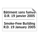 Bâtiment sans fumée D.R. 19 janvier  /.../ - Smoke-Free Building R.D. 19 January  /.../