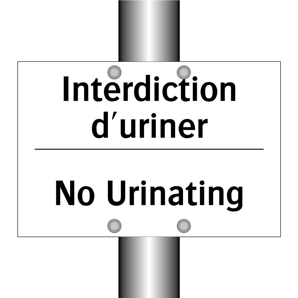 Interdiction d'uriner - No Urinating